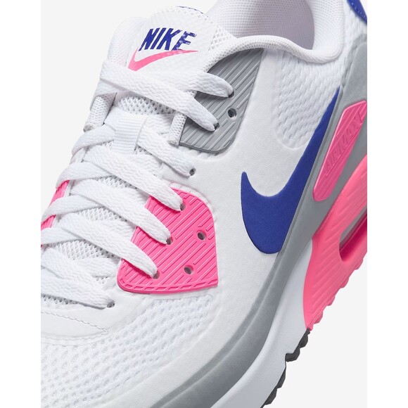 10.5M / 12W - [NEW] Men's Nike Air Max 90 Golf Shoes 'White' HV9305-101 - Picture 7 of 8